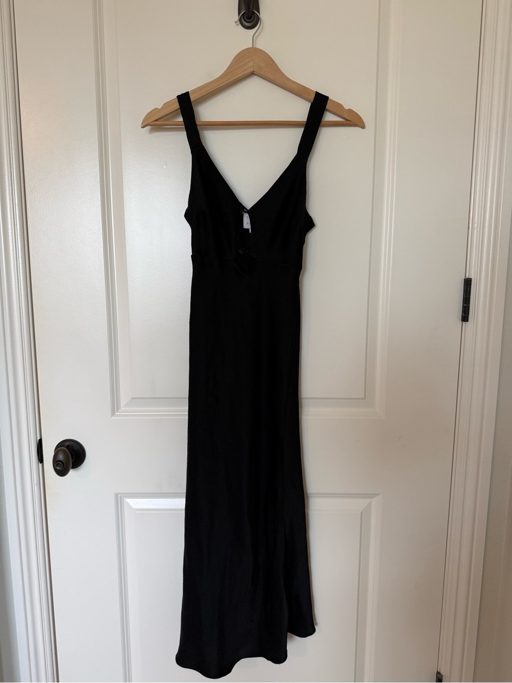 Third Form Classic Black Slip Dress